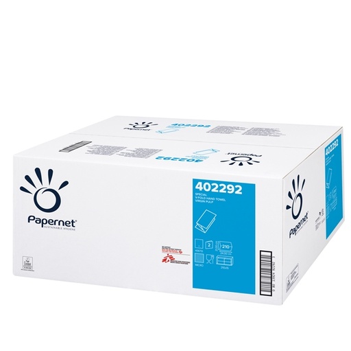 [D56959] PACCO DA 210 ASCIUGAMANI PIEGATI A V EURO V TOP GOFFRATO A ONDA