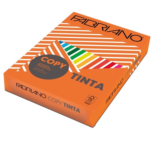 [D57168] CARTA COPY TINTA A4 80GR 500FG COL.FORTI ARANCIO