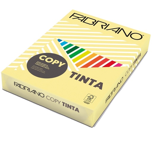 [D57180] CARTA COPY TINTA A4 80GR 500FG COL.TENUE BANANA