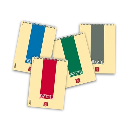 [D57227] BLOCCO PIGNASTYL SPIRALE A4 210X297MM 5M 60FG 80GR PIGNA