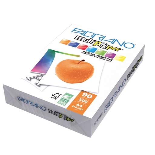 [D57229] CARTA MULTIPAPER A3 90GR 500FG FSC FABRIANO