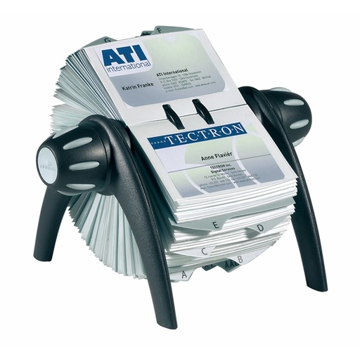 [D57356] PORTABIGLIETTI DA VISITA ROTATORIO A-Z 400 BIGLIETTI VISIFIX DURABLE