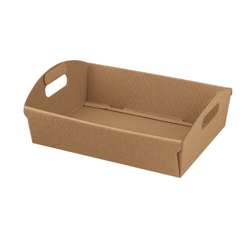 [D57651] CESTO 370x265mm H100mm ONDA AVANA