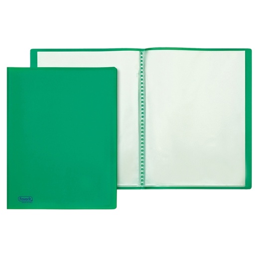 [D57713] Portalistini SVILUPPO buccia 22x30cm in naturene 20 buste verde FAVORIT