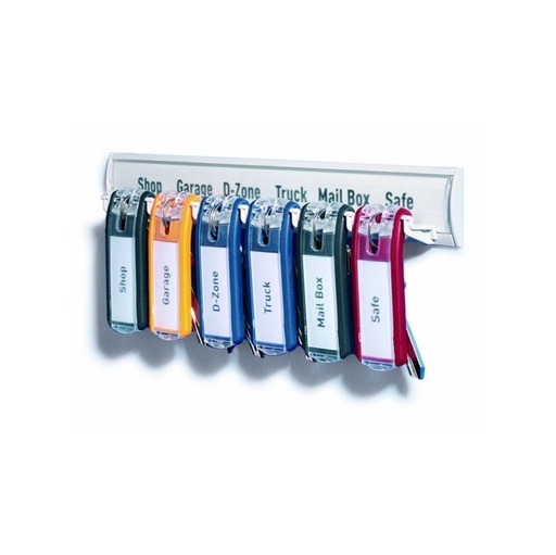 [D58023] SCATOLA 6 PORTACHIAVI KEY CLIP ASSORT. DURABLE