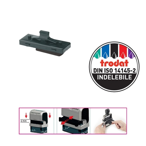 [D58170] TAMPONCINO 6/5756 NERO TRODAT
