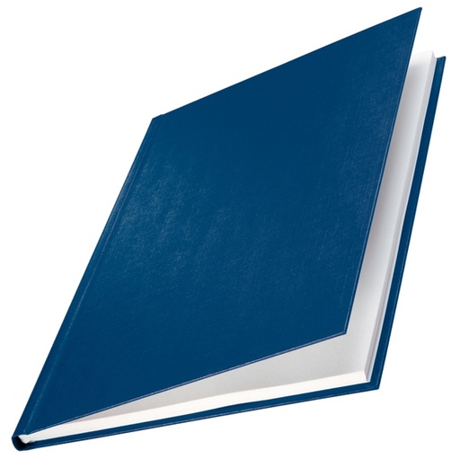 [D60084] 10 COPERTINE RIGIDE IMPRESSBIND 3,5MM BLU FINITURA LINO