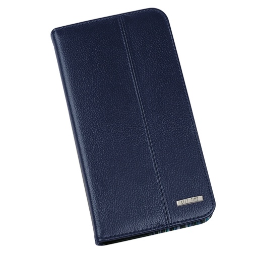 [D60404] Portabiglietti da visita Professional 12,5x23,5cm blu Niji