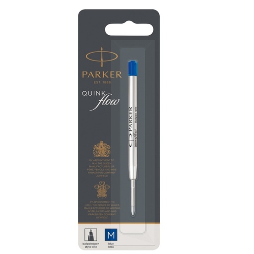 [D60600] REFILL SFERA PARKER QUINKflow MEDIO BLU