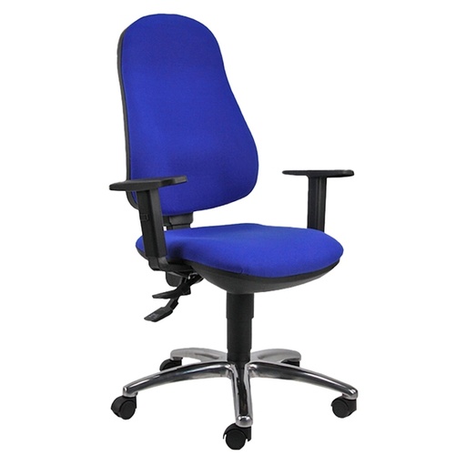 [D60909] SEDIA OPERATIVA Ariel BLU C/BRACC.