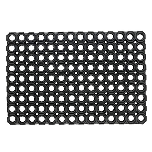 [D60959] TAPPETO IN GOMMA ANTISHOCK BEST NERO 100X150CM VELCOC