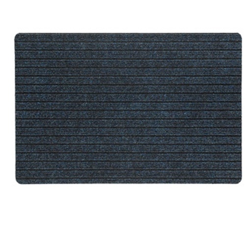 [D60967] ZERBINO ASCIUGAPASSI KENT 50X80CM GRIGIO ANTRACITE VELCOC