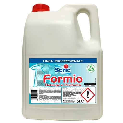 [D60998] DETERGENTE PAVIMENTI IGIENIZZANTE SCRIC 5 LITRI FORMIO