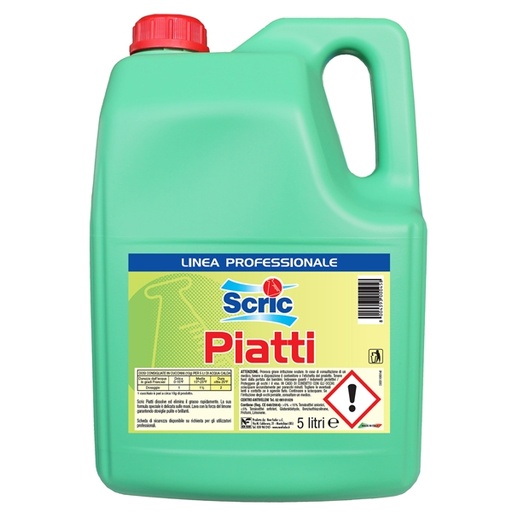 [D61000] DETERGENTE PIATTI SCRIC 5 LITRI