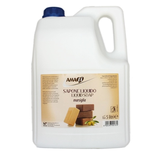 [D61020] DETERGENTE LIQUIDO MANI MARSIGLIA 5 LITRI