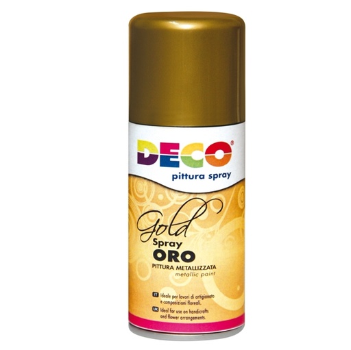 [D61059] Vernice spray oro 150ml 615/1 DECO