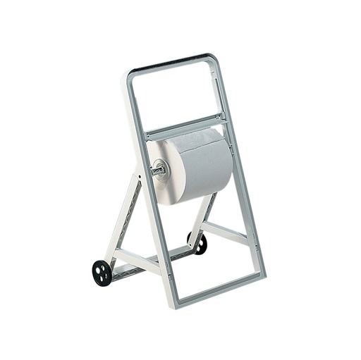 [D61085] DISPENSER CAVALLETTO C/RUOTE PER BOBINE DI CARTA MAR PLAST