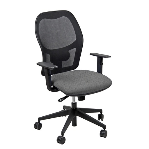 [D93818] Seduta ergonomica Hubble tessuto post consumo grigio