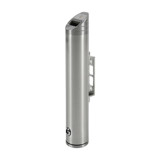 [D61269] PORTACENERE INOX DA MURO H 48CM