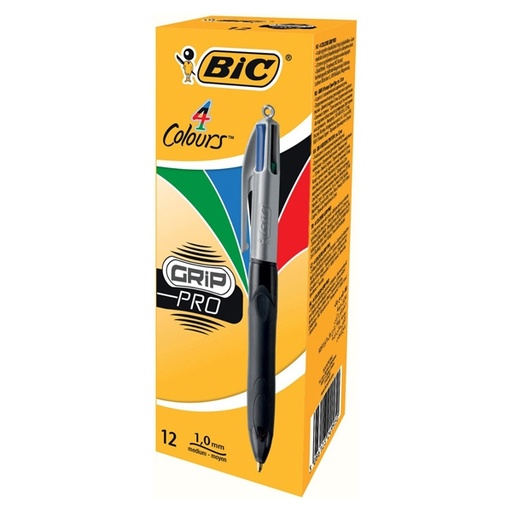 [D61310] Penna sfera scatto 4COLORS GRIP PRO 1,0mm BIC