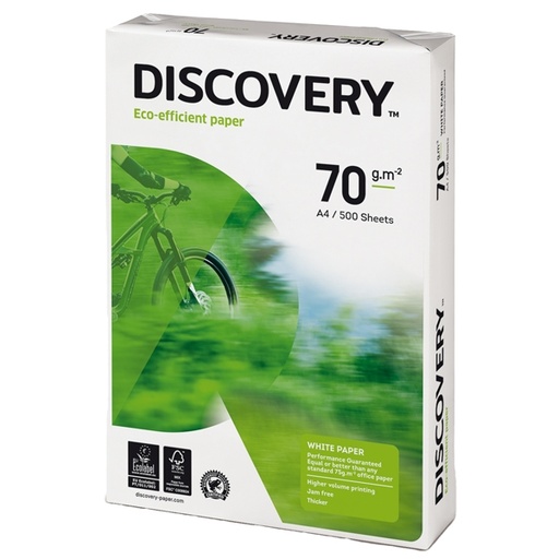 [D61533] CARTA BIANCA DISCOVERY 70 A4 70GR 500FG