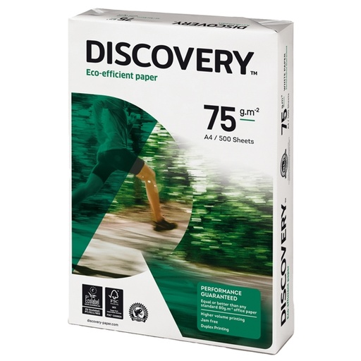 [D61535] CARTA BIANCA DISCOVERY 75 A3 75GR 500FG