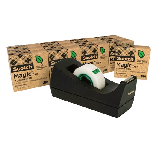 [D61769] DISPENSER C38 MULTI-PACK CON 14 ROTOLI SFUSI Scotch(R) Magic™ 900 19MMX33M
