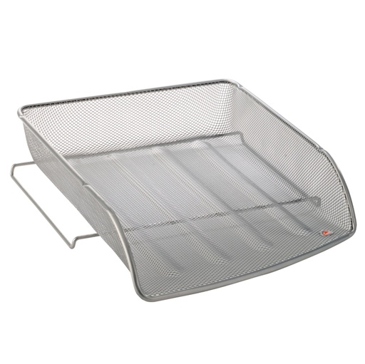 [D61914] Vaschetta portacorrispondenza MESH in rete metallica argento ALBA