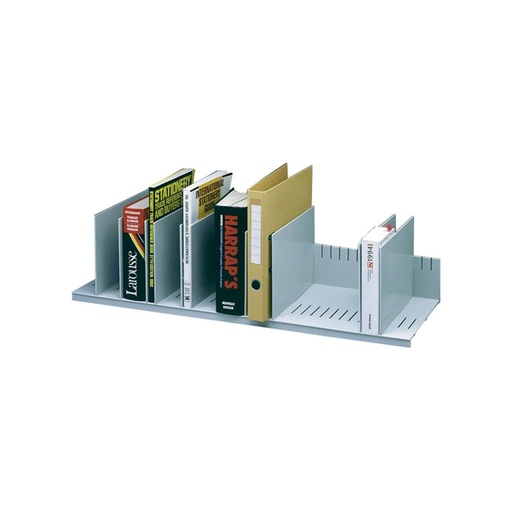 [D61937] PORTARIVISTE A 10 SEPARATORI MOBILI GRIGIO 80,2X27,5X21CM PAPERFLOW