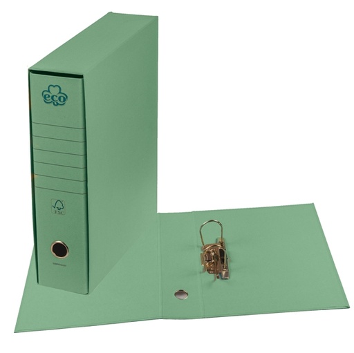 [D62073] REGISTRATORE ECO NEW VERDE DORSO 8CM F.TO PROTOCOLLO
