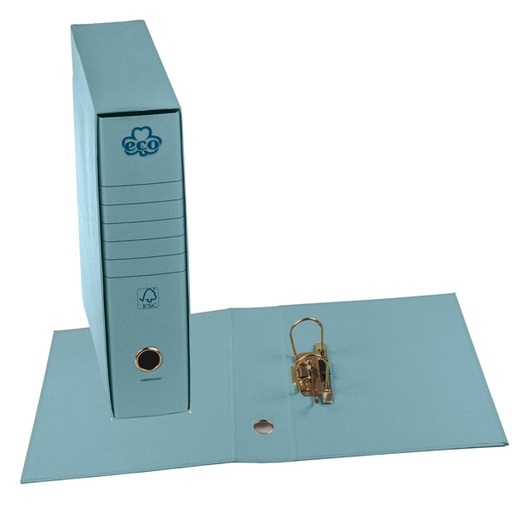 [D62074] REGISTRATORE ECO NEW AZZURRO DORSO 8CM F.TO PROTOCOLLO
