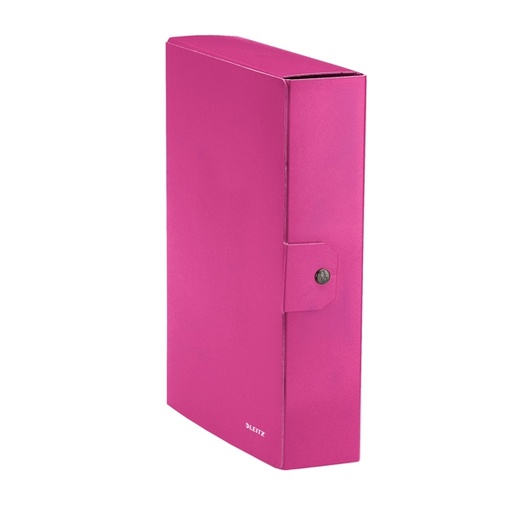 [D62122] Scatola progetto WOW dorso 8cm fucsia metal LEITZ