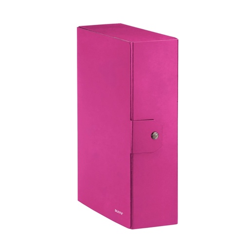 [D62127] Scatola progetto WOW dorso 10cm fucsia metal LEITZ