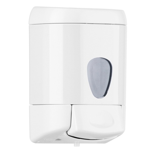 [D62767] DISPENSER A MURO 0,55LT BIANCO PER SAPONE LIQUIDO PLUS MAR PLAST