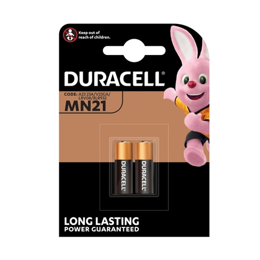 [D62771] BLISTER 2 PILE DURACELL 12V (MN21)