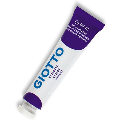 [D63033] TEMPERA GIOTTO TUBO 7 (21ML) VIOLETTO 19