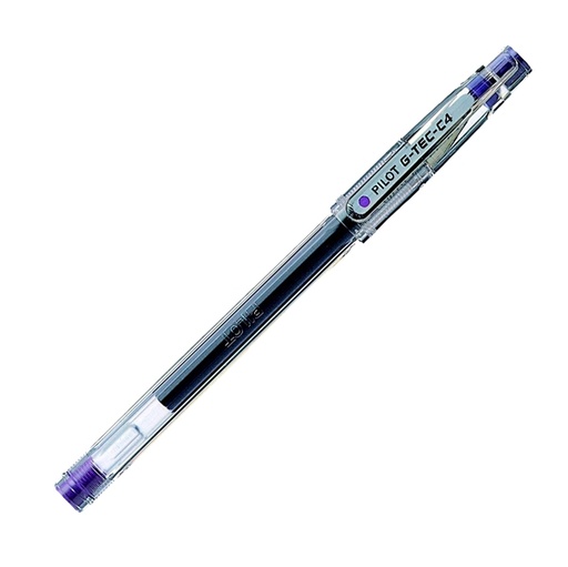 [D63266] PENNA SFERA GEL G-TEC-C4 VIOLA 0.4MM PILOT
