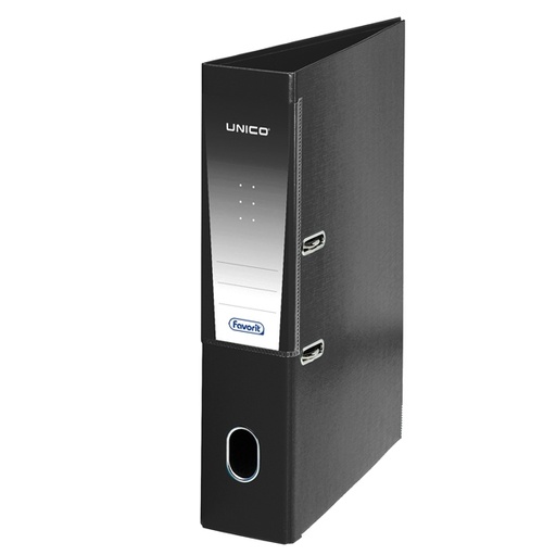 [D63671] Registratore Unico Rado s/custodia nero dorso 8cm f.to protocollo Favorit
