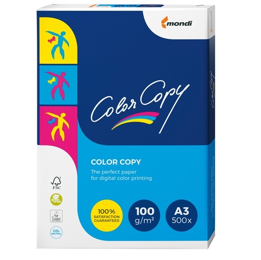 [D64181] CARTA BIANCA COLOR COPY 320x450mm 100gr 500fg SRA3 MONDI