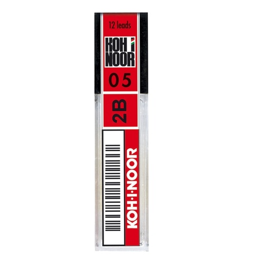 [D64248] ASTUCCIO 12 MICROMINE 0,5mm 2B E205 KOHINOOR