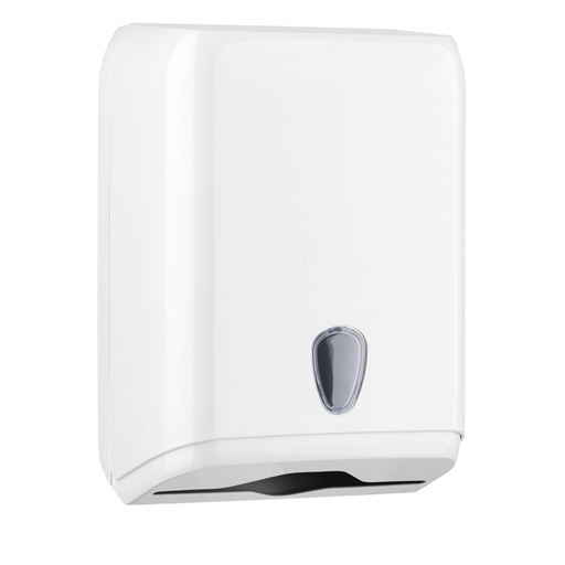 [D64272] DISPENSER ASCIUGAMANI PIEGATI BIANCO MAR PLAST