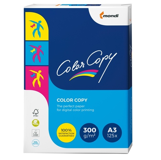 [D64380] CARTA BIANCA COLOR COPY 320x450mm 300gr 125fg SRA3 MONDI