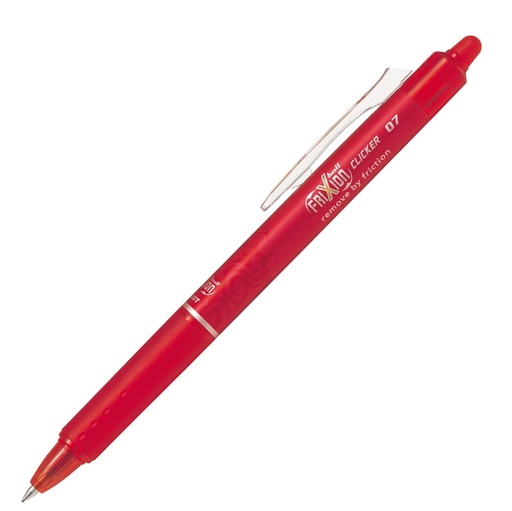 [D64383] PENNA SFERA A SCATTO FRIXIONball CLICKER 0,7mm ROSSO PILOT