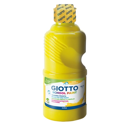 [D64461] TEMPERA PRONTA 250ML lavabile GIOTTO GIALLO