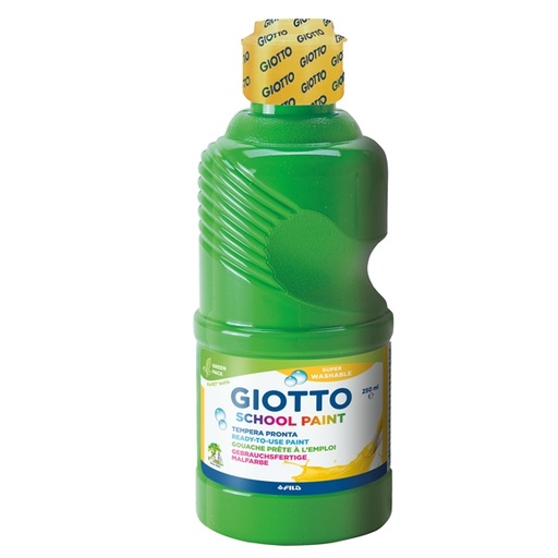 [D64464] TEMPERA PRONTA 250ML lavabile GIOTTO VERDE
