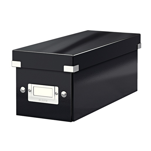 [D64472] SCATOLA ARCHIVIO CD CLICKSTORE NERO
