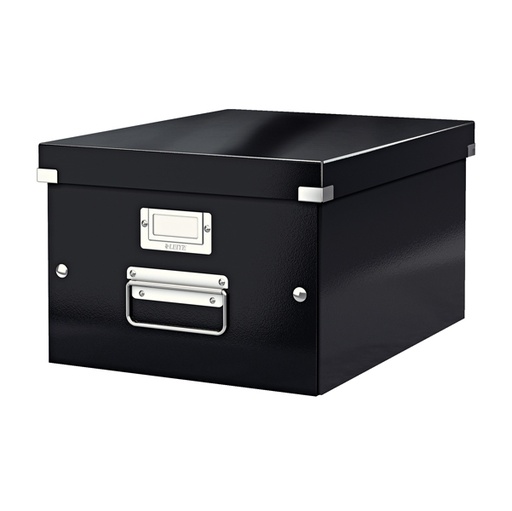 [D64478] SCATOLA ARCHIVIO MEDIA CLICKSTORE NERO