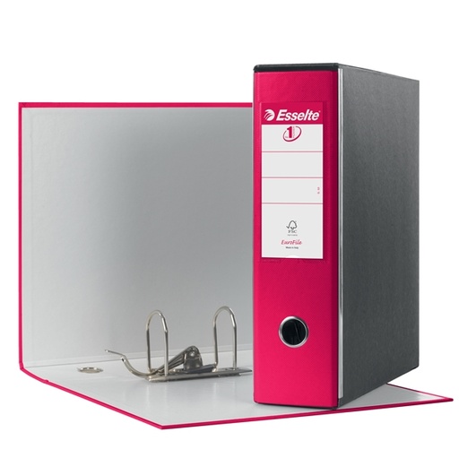 [D64549] Registratore EUROFILE G53 fucsia dorso 8cm f.to commerciale ESSELTE