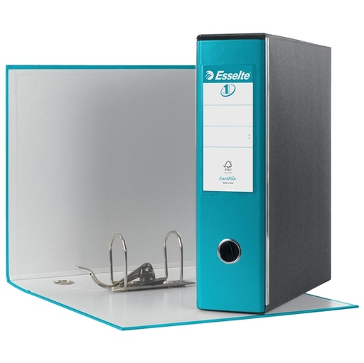 [D64550] Registratore EUROFILE G53 turchese dorso 8cm f.to commerciale ESSELTE