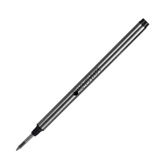 [D64798] Blister 2 refill in metallo per ROLLER Montblanc (R) NERO PUNTA FINE